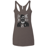 T-Shirts Macchiato / X-Small PUNK SKULL Women's Triblend Racerback Tank
