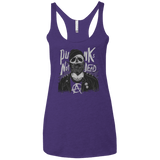 T-Shirts Purple Rush / X-Small PUNK SKULL Women's Triblend Racerback Tank