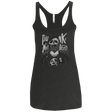 T-Shirts Vintage Black / X-Small PUNK SKULL Women's Triblend Racerback Tank