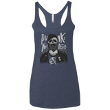 T-Shirts Vintage Navy / X-Small PUNK SKULL Women's Triblend Racerback Tank