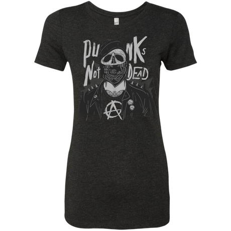 T-Shirts Vintage Black / S PUNK SKULL Women's Triblend T-Shirt