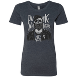 T-Shirts Vintage Navy / S PUNK SKULL Women's Triblend T-Shirt