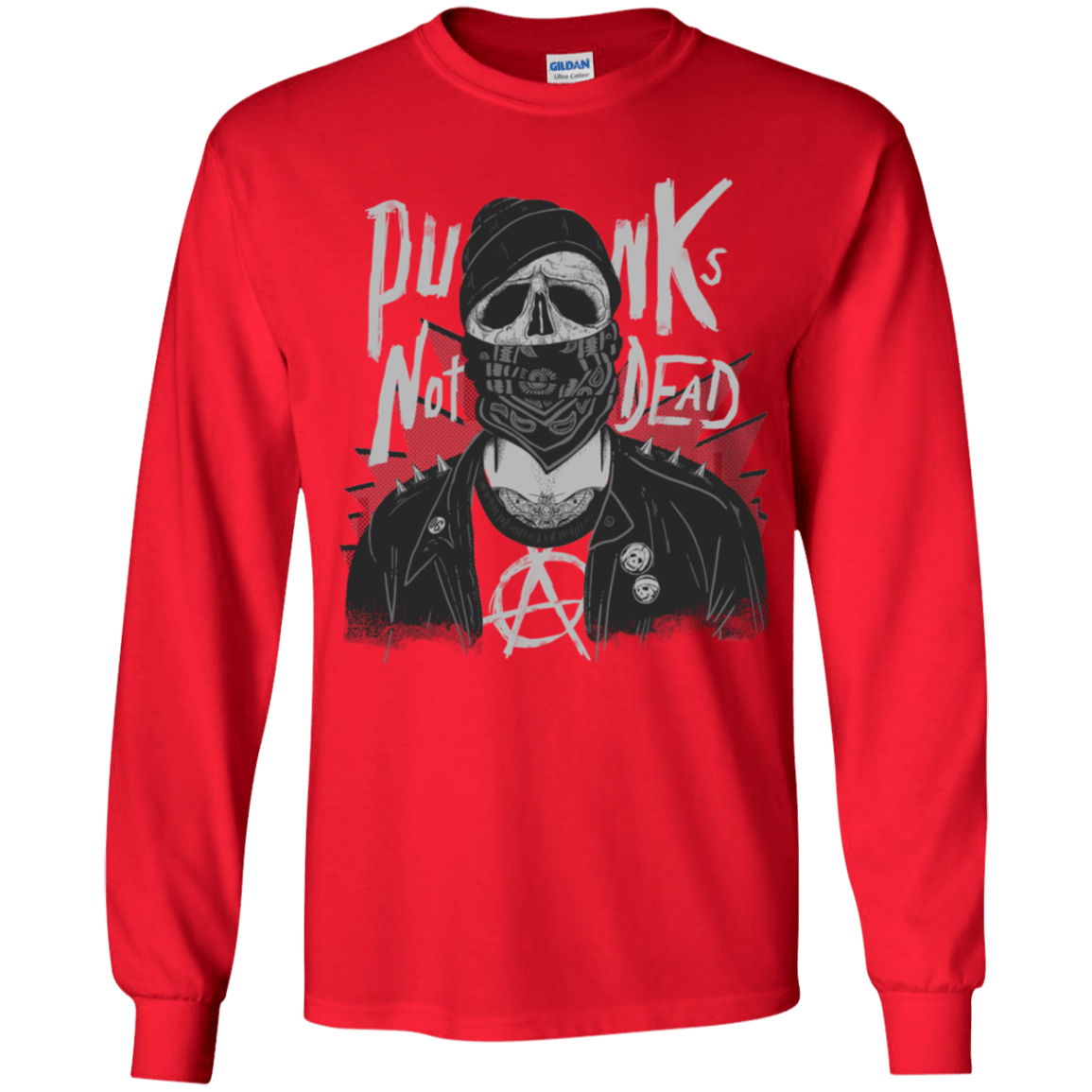 PUNK SKULL Youth Long Sleeve T-Shirt – Pop Up Tee