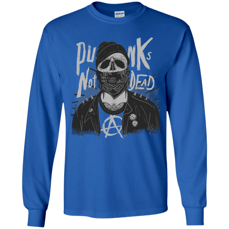 T-Shirts Royal / YS PUNK SKULL Youth Long Sleeve T-Shirt