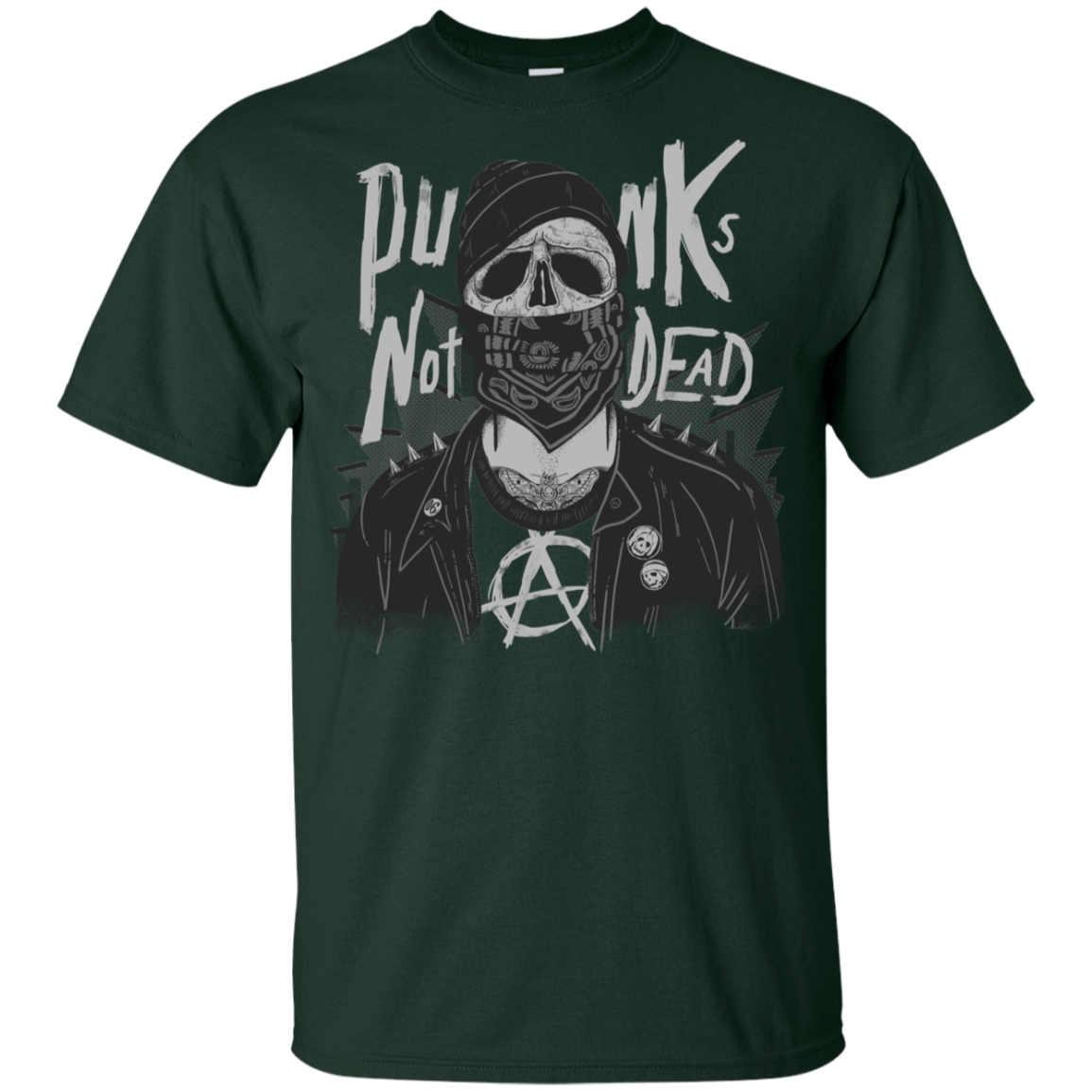 T-Shirts Forest / YXS PUNK SKULL Youth T-Shirt