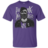 T-Shirts Purple / YXS PUNK SKULL Youth T-Shirt