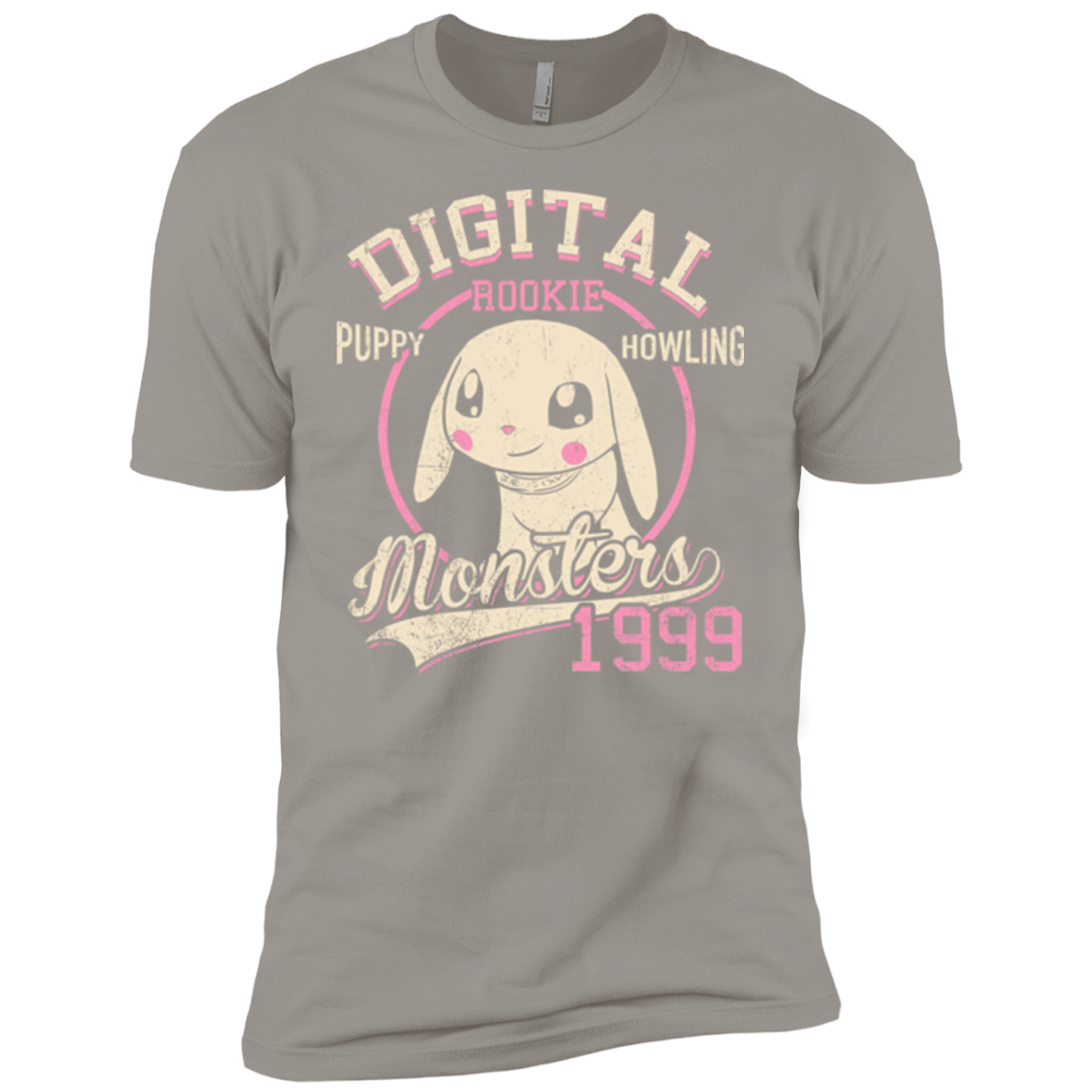 T-Shirts Light Grey / YXS Puppy Howling Boys Premium T-Shirt