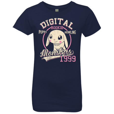 T-Shirts Midnight Navy / YXS Puppy Howling Girls Premium T-Shirt