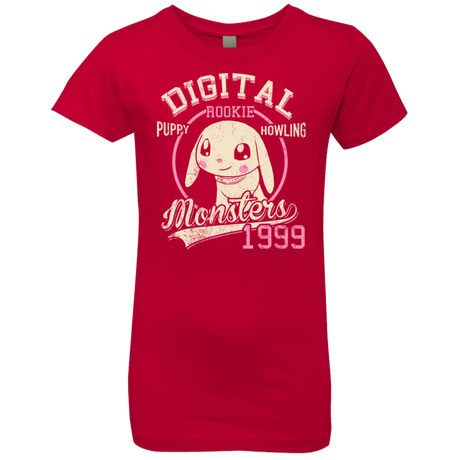 T-Shirts Red / YXS Puppy Howling Girls Premium T-Shirt