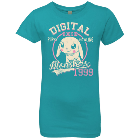 T-Shirts Tahiti Blue / YXS Puppy Howling Girls Premium T-Shirt