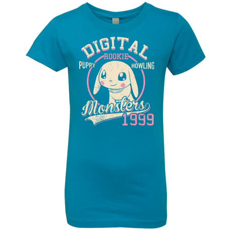 T-Shirts Turquoise / YXS Puppy Howling Girls Premium T-Shirt