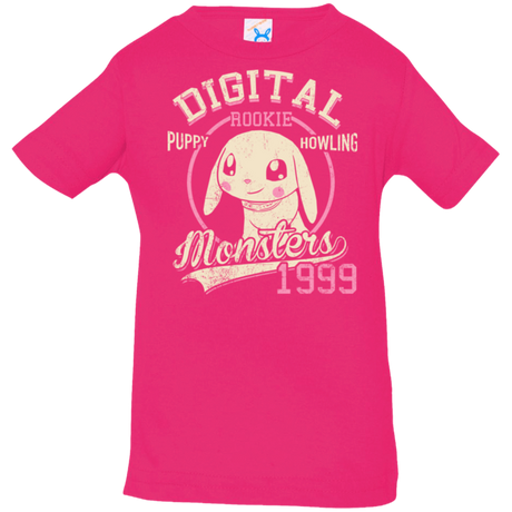 T-Shirts Hot Pink / 6 Months Puppy Howling Infant Premium T-Shirt