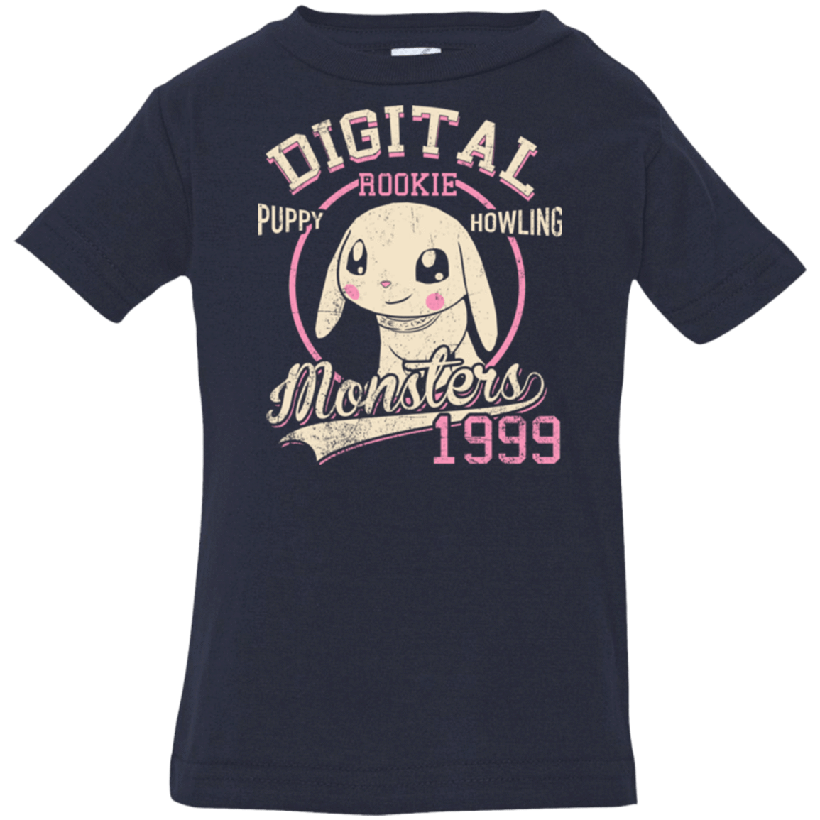 T-Shirts Navy / 6 Months Puppy Howling Infant Premium T-Shirt