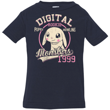 T-Shirts Navy / 6 Months Puppy Howling Infant Premium T-Shirt