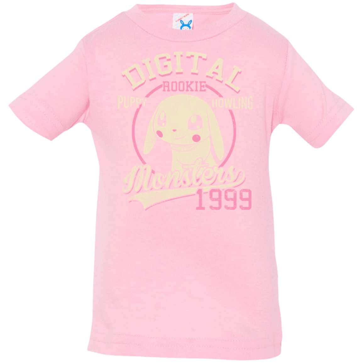T-Shirts Pink / 6 Months Puppy Howling Infant Premium T-Shirt