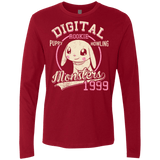 T-Shirts Cardinal / Small Puppy Howling Men's Premium Long Sleeve
