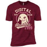 T-Shirts Cardinal / X-Small Puppy Howling Men's Premium T-Shirt