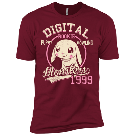 T-Shirts Cardinal / X-Small Puppy Howling Men's Premium T-Shirt