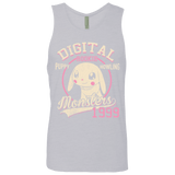 T-Shirts Heather Grey / Small Puppy Howling Men's Premium Tank Top