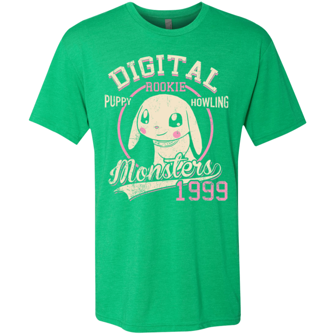 Puppy Howling Men's Triblend T-Shirt