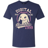 T-Shirts Vintage Navy / Small Puppy Howling Men's Triblend T-Shirt