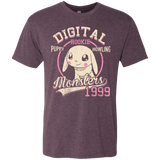 T-Shirts Vintage Purple / Small Puppy Howling Men's Triblend T-Shirt