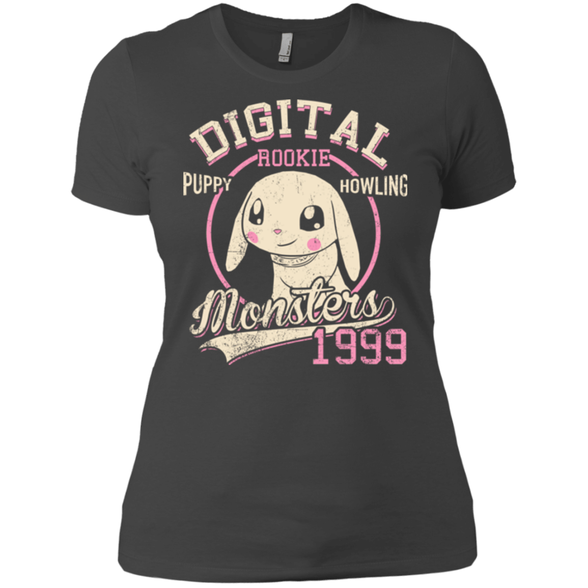 T-Shirts Heavy Metal / X-Small Puppy Howling Women's Premium T-Shirt