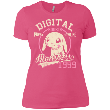 T-Shirts Hot Pink / X-Small Puppy Howling Women's Premium T-Shirt