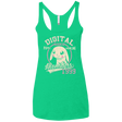 T-Shirts Envy / X-Small Puppy Howling Women's Triblend Racerback Tank