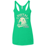 T-Shirts Envy / X-Small Puppy Howling Women's Triblend Racerback Tank