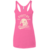 T-Shirts Vintage Pink / X-Small Puppy Howling Women's Triblend Racerback Tank