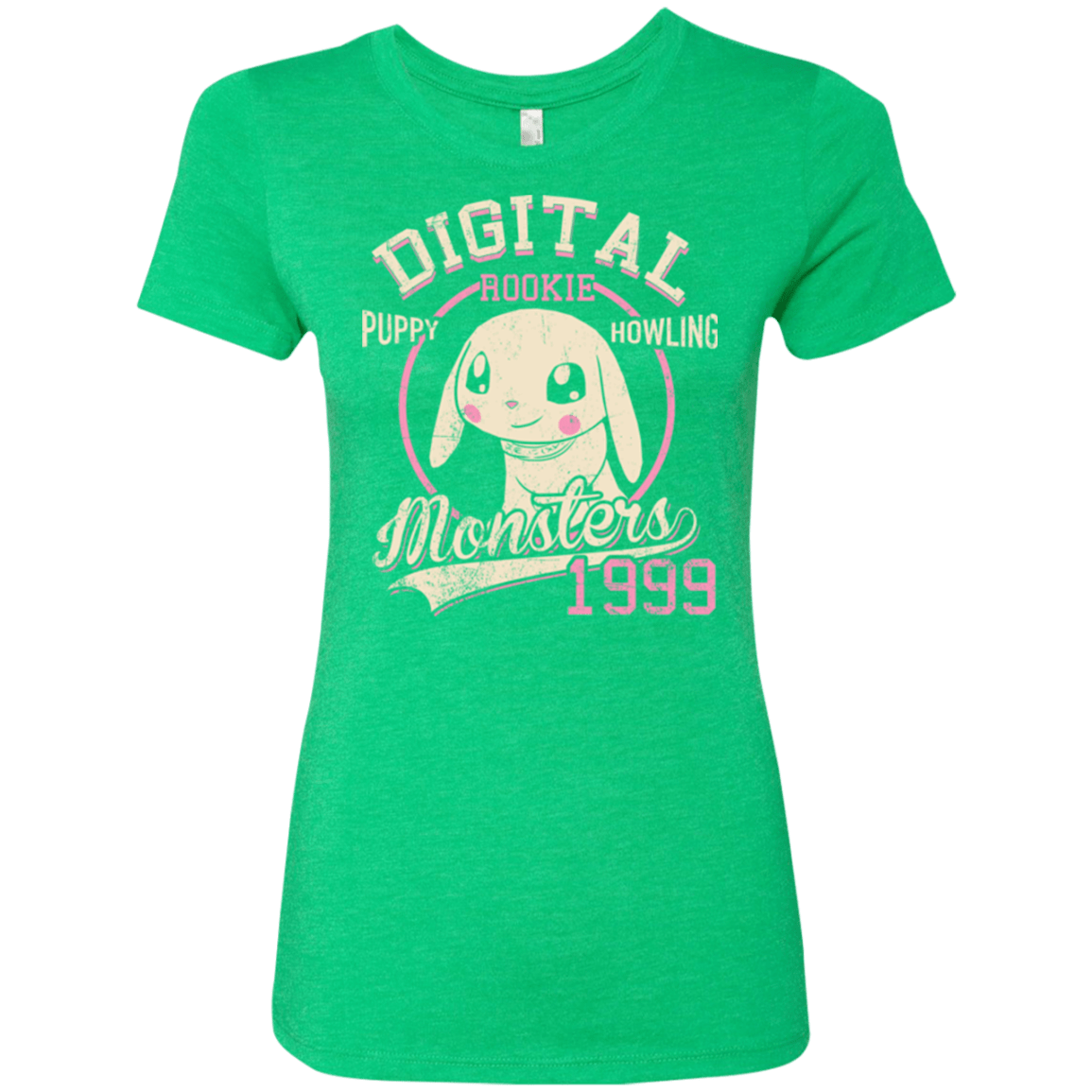 T-Shirts Envy / Small Puppy Howling Women's Triblend T-Shirt
