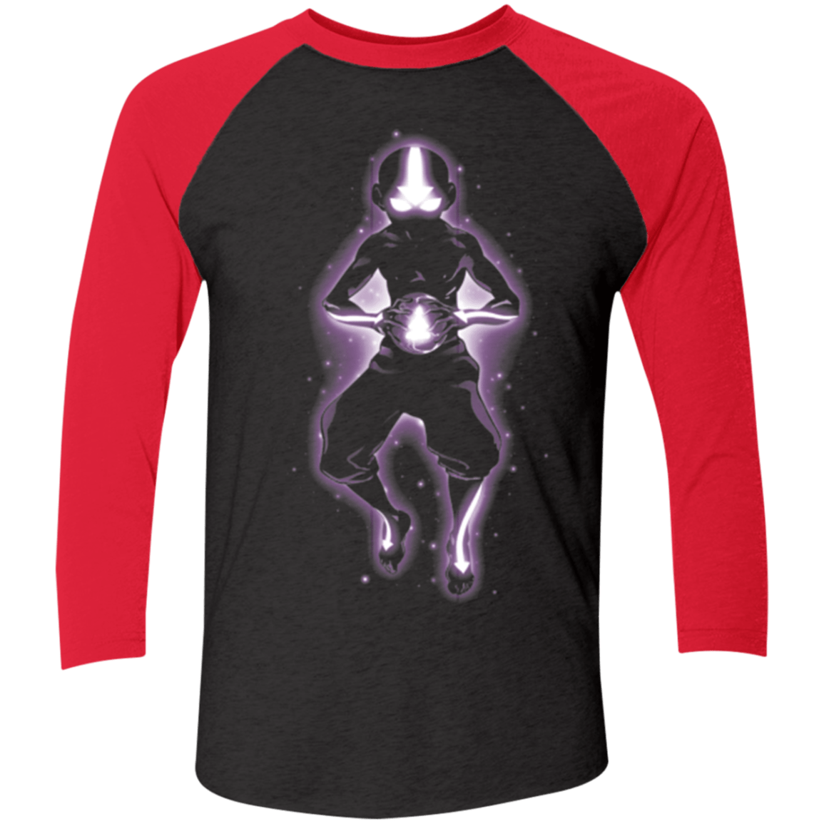 T-Shirts Vintage Black/Vintage Red / X-Small Pure Cosmic Energy Men's Triblend 3/4 Sleeve