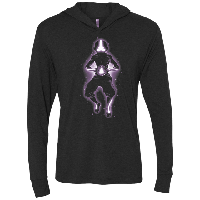 T-Shirts Vintage Black / X-Small Pure Cosmic Energy Triblend Long Sleeve Hoodie Tee