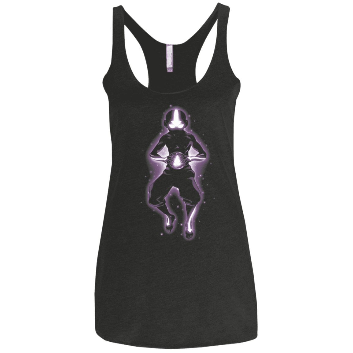 T-Shirts Vintage Black / X-Small Pure Cosmic Energy Women's Triblend Racerback Tank