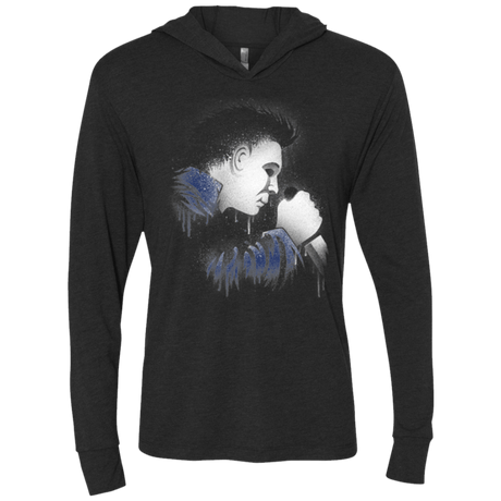 T-Shirts Vintage Black / X-Small Pure Evil Triblend Long Sleeve Hoodie Tee