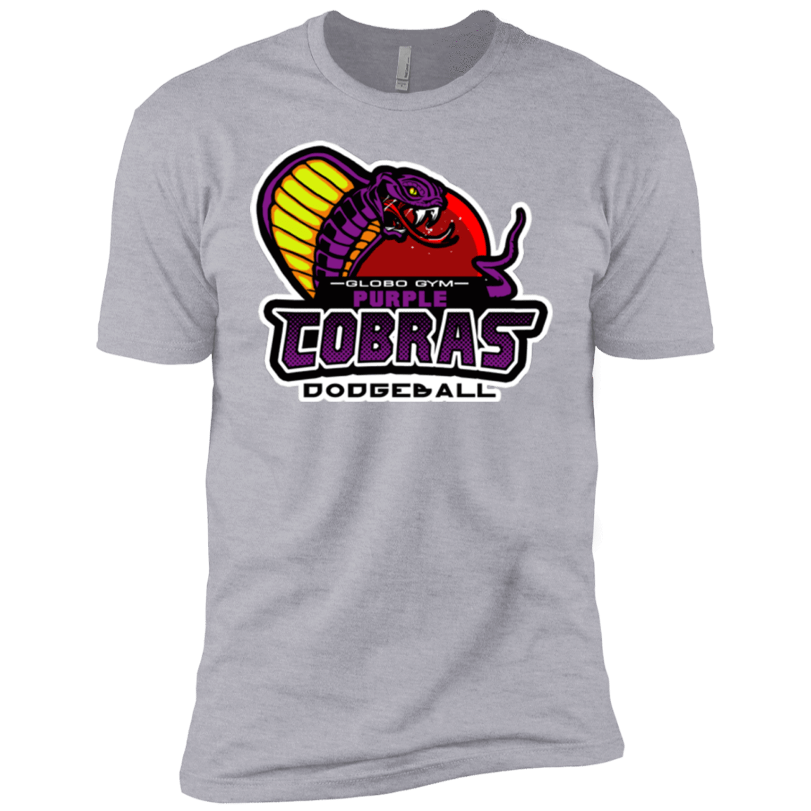 T-Shirts Heather Grey / YXS Purple Cobras Boys Premium T-Shirt