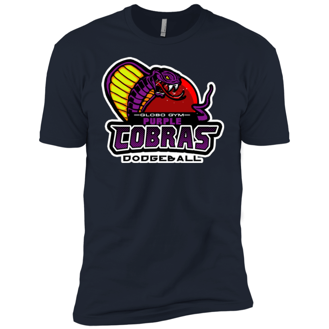 T-Shirts Midnight Navy / YXS Purple Cobras Boys Premium T-Shirt