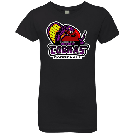 T-Shirts Black / YXS Purple Cobras Girls Premium T-Shirt