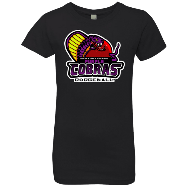 T-Shirts Black / YXS Purple Cobras Girls Premium T-Shirt