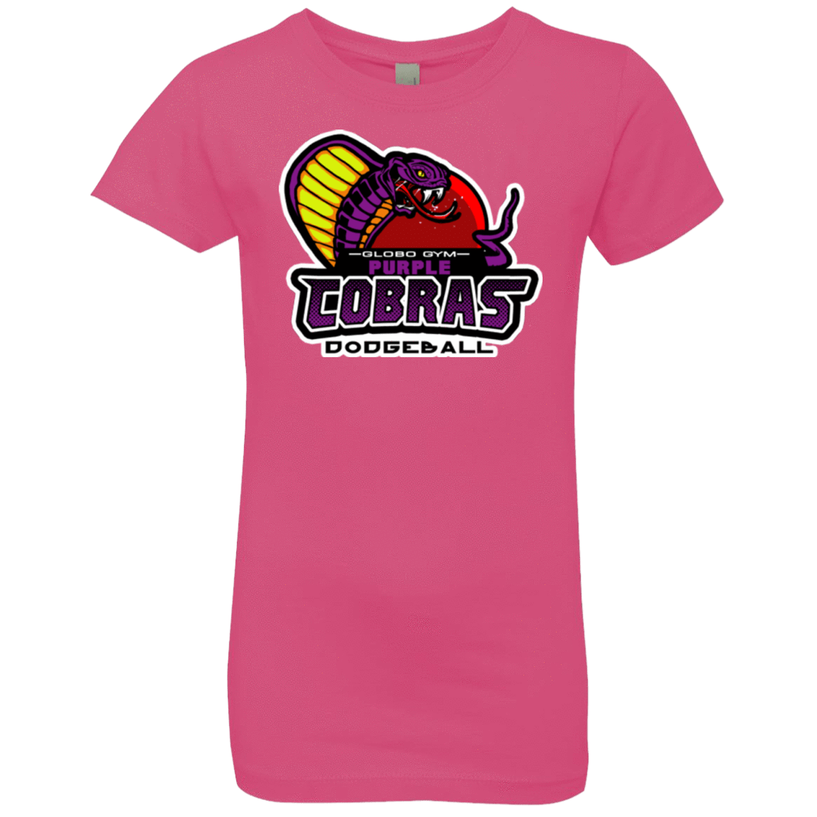 T-Shirts Hot Pink / YXS Purple Cobras Girls Premium T-Shirt