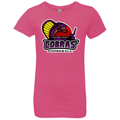 T-Shirts Hot Pink / YXS Purple Cobras Girls Premium T-Shirt