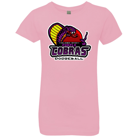 T-Shirts Light Pink / YXS Purple Cobras Girls Premium T-Shirt