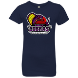 T-Shirts Midnight Navy / YXS Purple Cobras Girls Premium T-Shirt