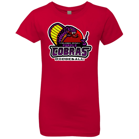 T-Shirts Red / YXS Purple Cobras Girls Premium T-Shirt