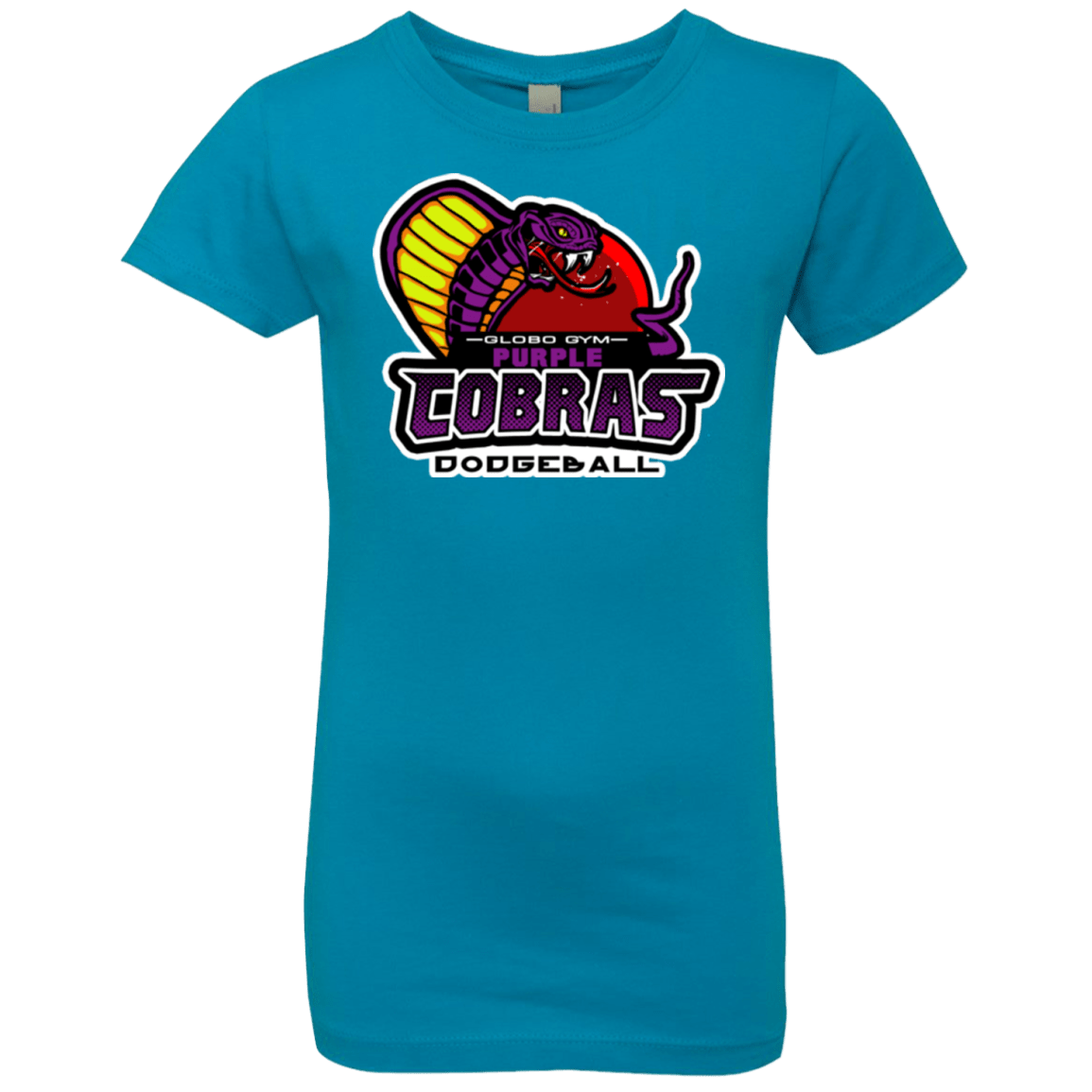T-Shirts Turquoise / YXS Purple Cobras Girls Premium T-Shirt