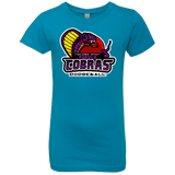 T-Shirts Turquoise / YXS Purple Cobras Girls Premium T-Shirt