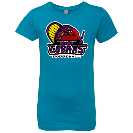 T-Shirts Turquoise / YXS Purple Cobras Girls Premium T-Shirt