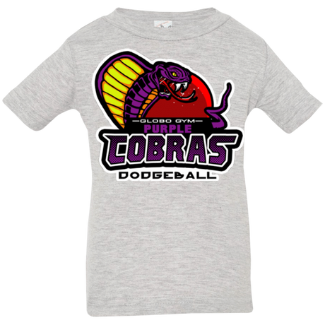 T-Shirts Heather Grey / 6 Months Purple Cobras Infant PremiumT-Shirt