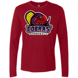 T-Shirts Cardinal / Small Purple Cobras Men's Premium Long Sleeve